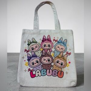 LABUBU Canvas Tote Bag. New.